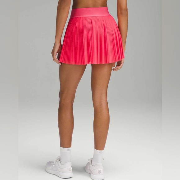 Lululemon Mesh Pleats Mid-Rise Mini Tennis Skirt ~ 12 - Picture 2 of 14